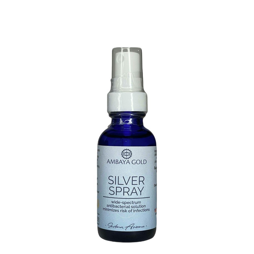 Ambaya Gold Liquid Silver Spray 1 oz Spray