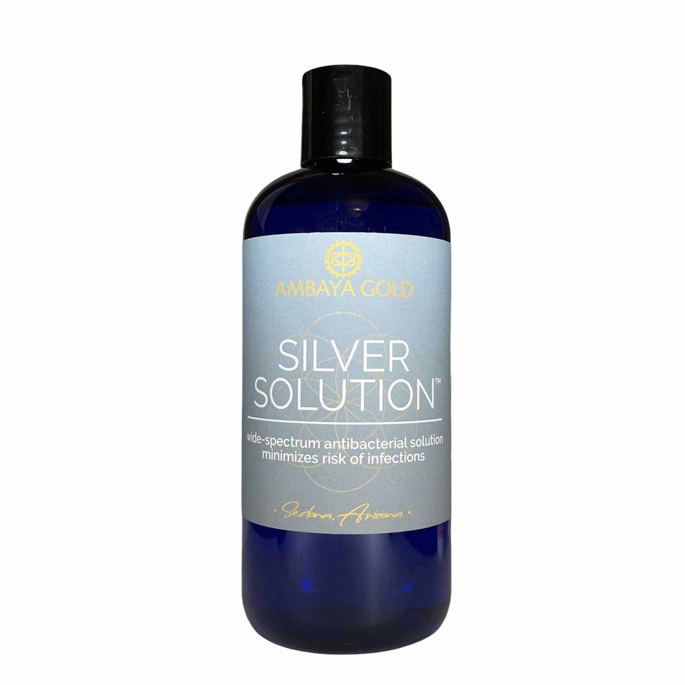 Ambaya Gold Liquid Silver Solution 16 oz Liquid