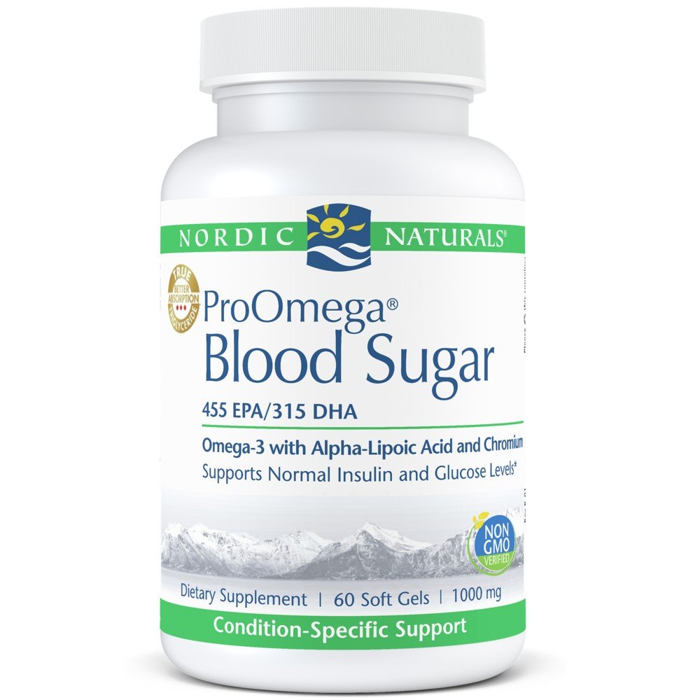 Nordic Naturals ProOmega Blood Sugar 60 Capsule