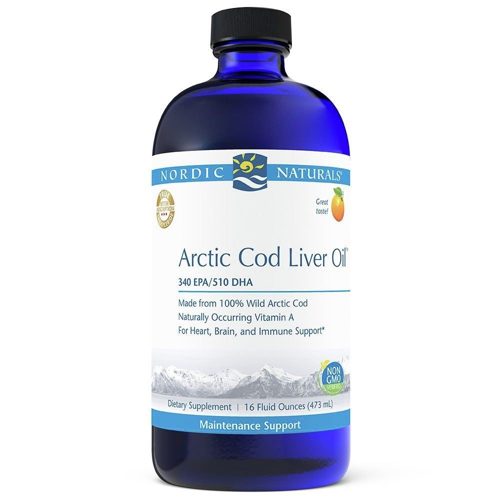 Nordic Naturals Arctic Cod Liver Oil Orange 16 oz Liquid