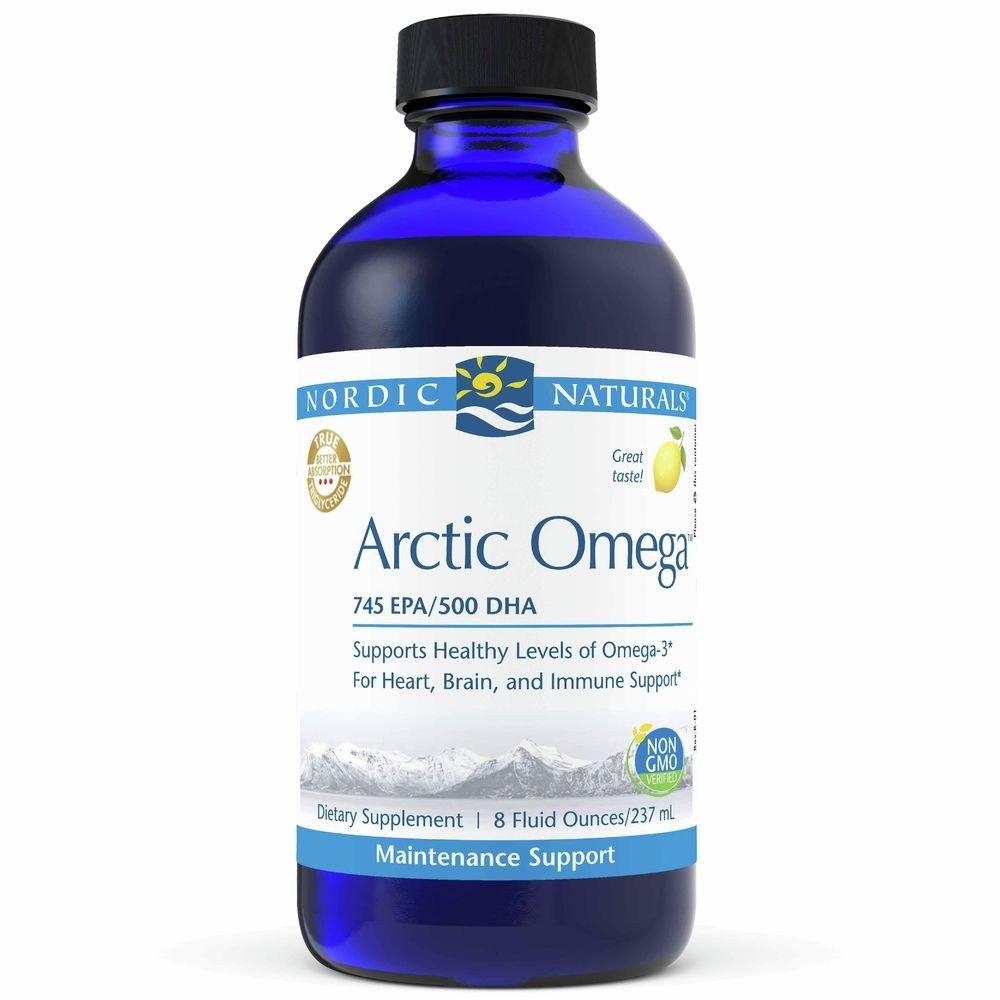 Nordic Naturals Arctic Omega Lemon 8 oz Liquid