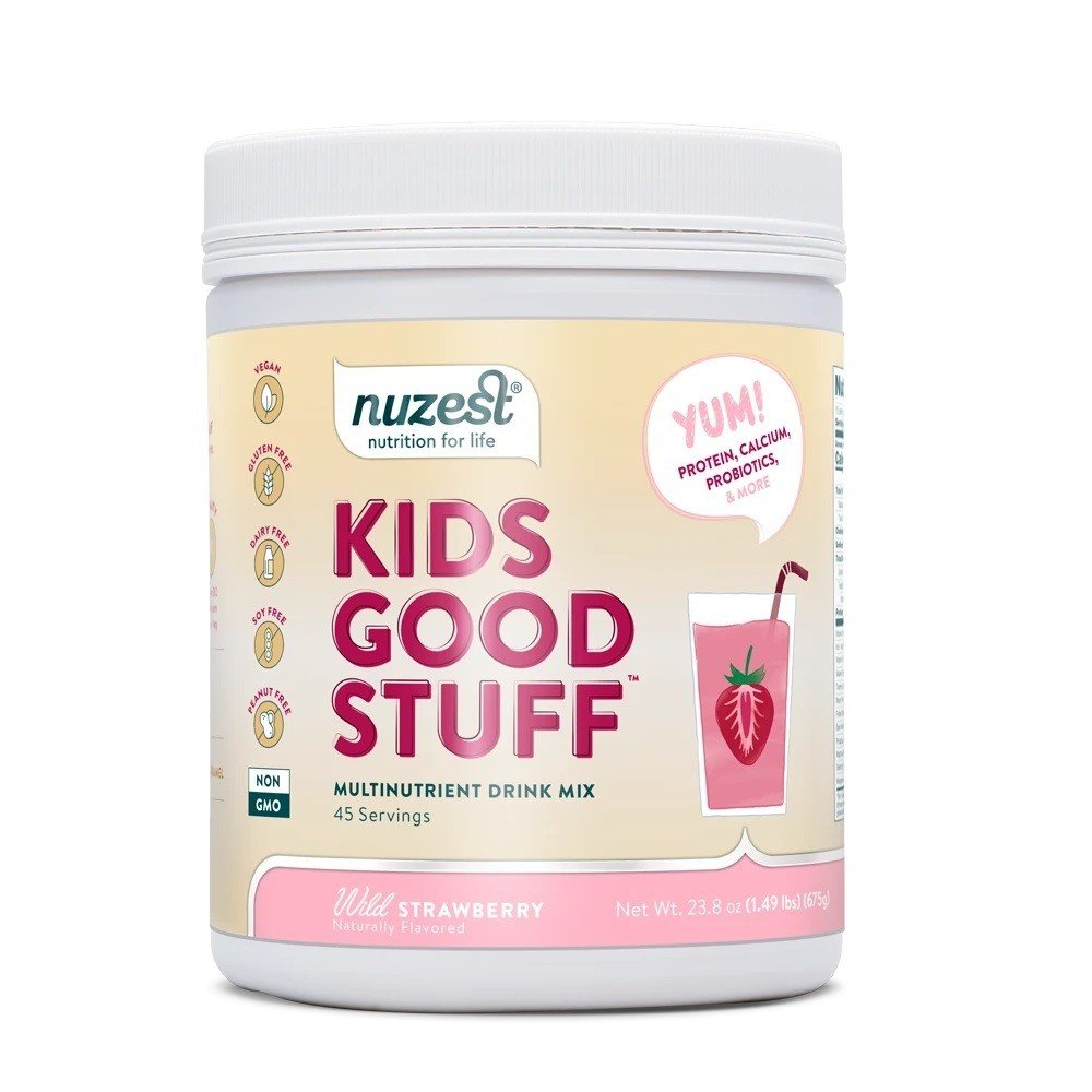 NuZest Kids Good Stuff Wild Strawberry 23.8 oz Powder