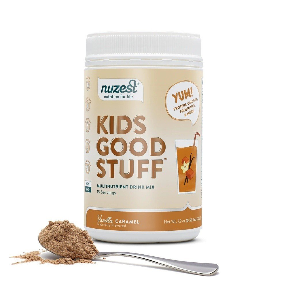 NuZest Kids Good Stuff Vanilla Caramel 7.9 oz Powder