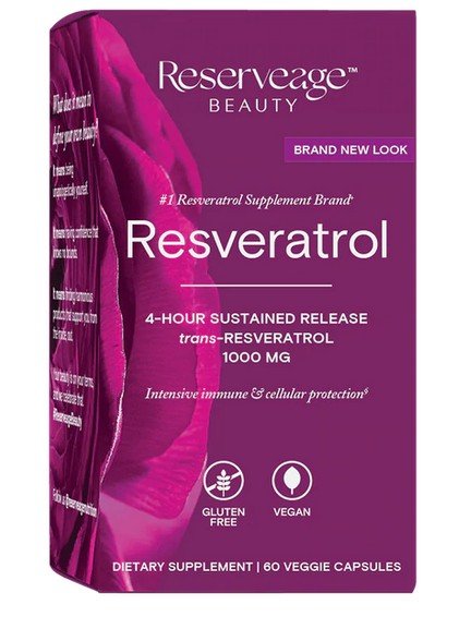Reserveage Resveratrol 1000 mg 60 VegCap