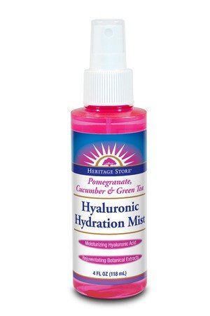 Heritage Store Hyaluronic Hydration Mist 4 fl oz Spray
