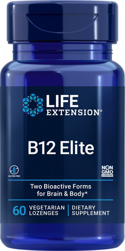 Life Extension B 12 Elite 60 Vegtarian Lozenge