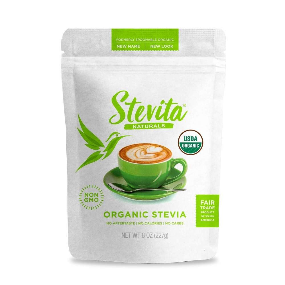 Stevita Organic Spoonable Stevia Pouch 8 oz Powder