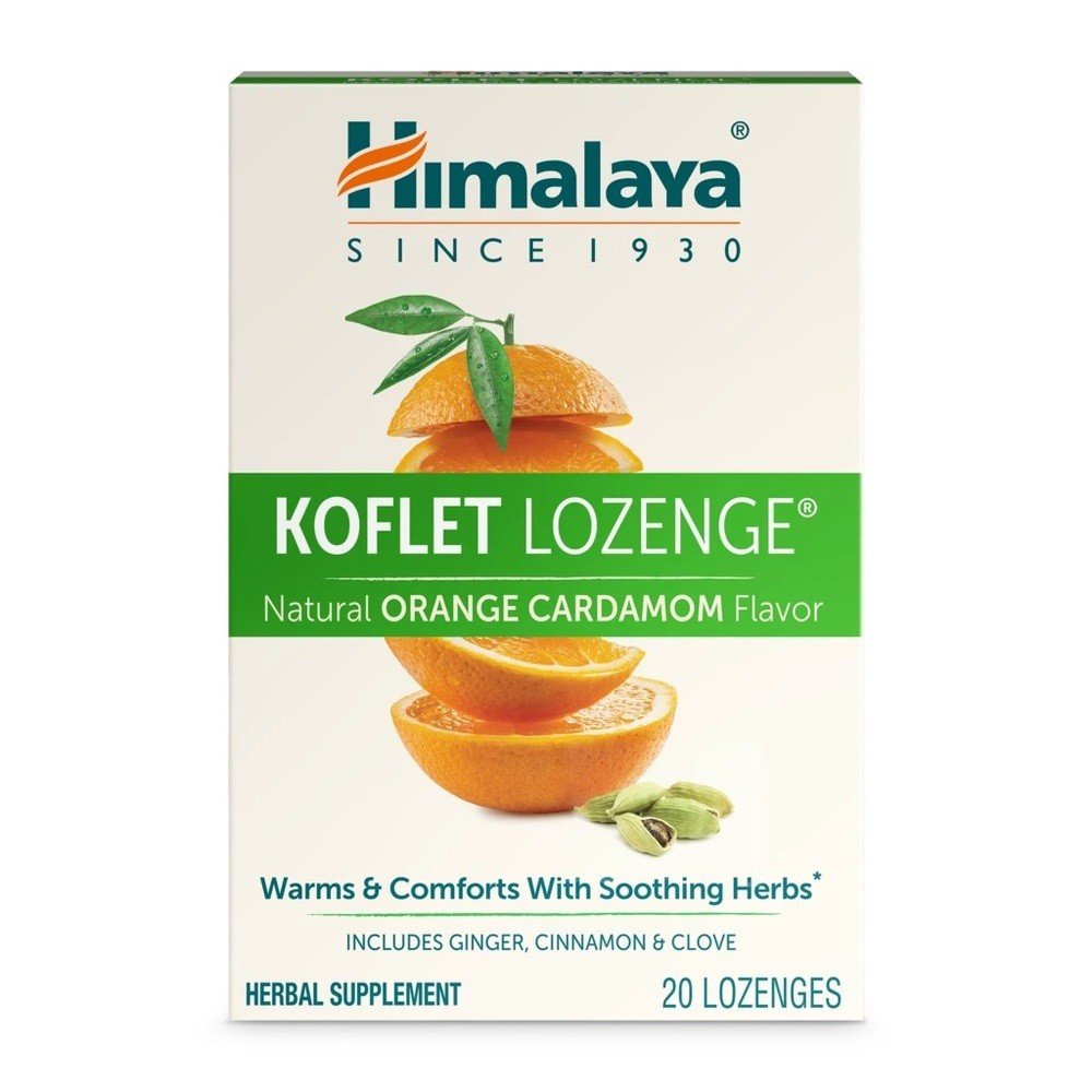 Himalaya Herbals Koflet Lozenges Orange Cardamom 20 ct Pack