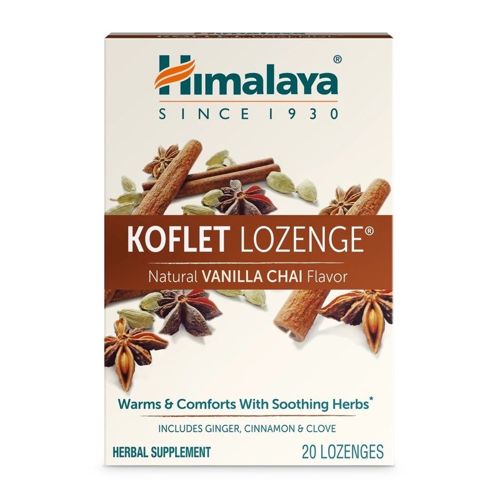 Himalaya Herbals Koflet Lozenges Vanilla Chai 20 ct Pack