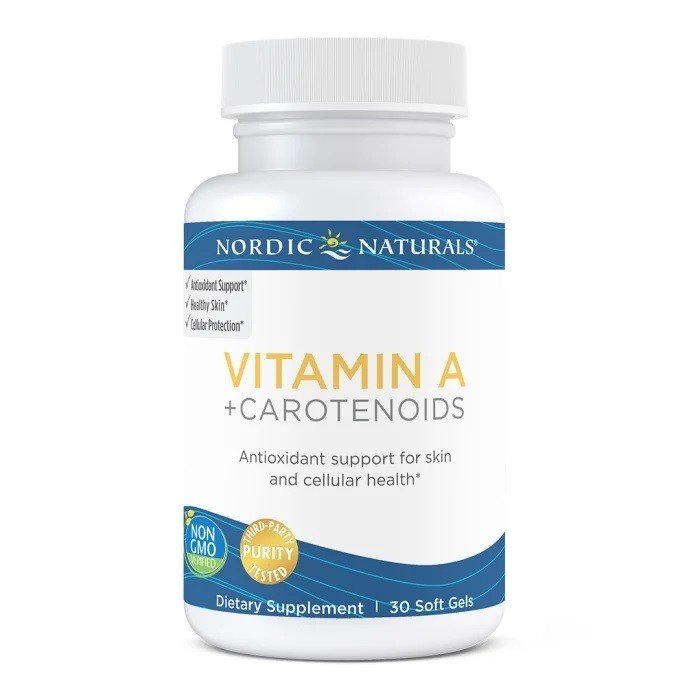 Nordic Naturals Vitamin A + Carotenoids 30 Softgel