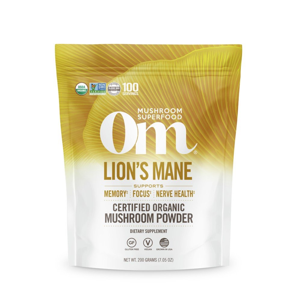 Om Mushrooms Lions Mushroom Superfood 200g Powder