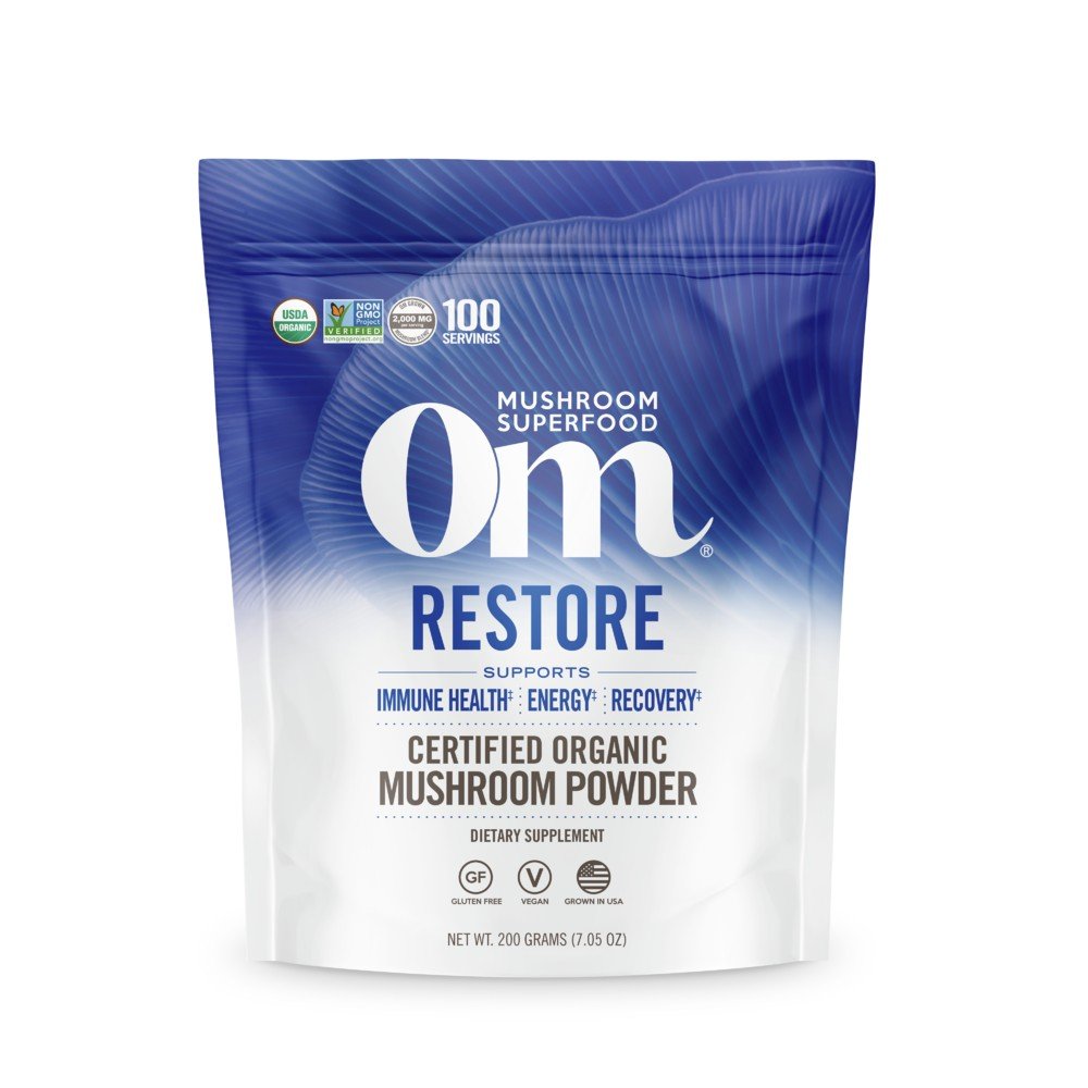 Om Mushrooms Restore Mushroom Superfood 200g Powder