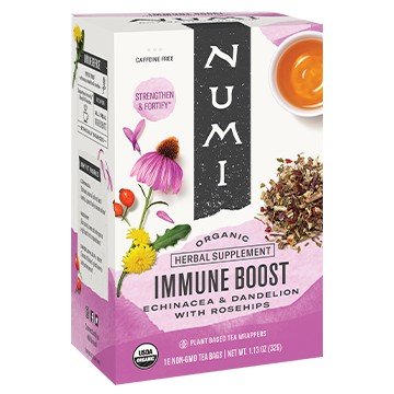 Numi Teas Immune Boost Tea 16 Bags Box