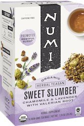 Numi Teas Sweet Slumber Herbal Teasan 16 Bags Box