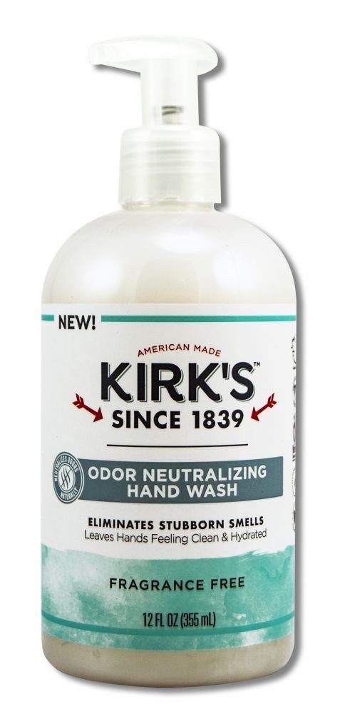 Kirk's Natural Odor Neutralizing Hydrating Hand Soap Fragrance Free 12 oz Liquid