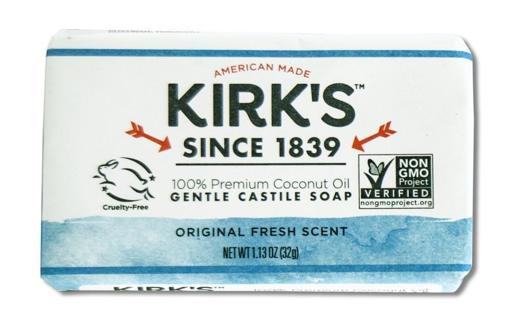 Kirk's Natural Castile Bar Soap 1.13 oz Bar