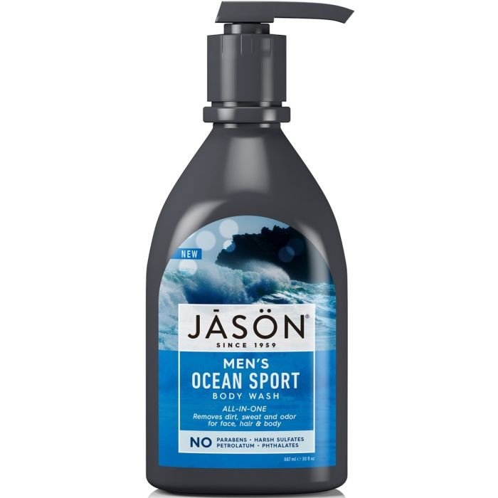 Jason Natural Cosmetics All in One Body Wash Ocean Sport 30 oz Liquid