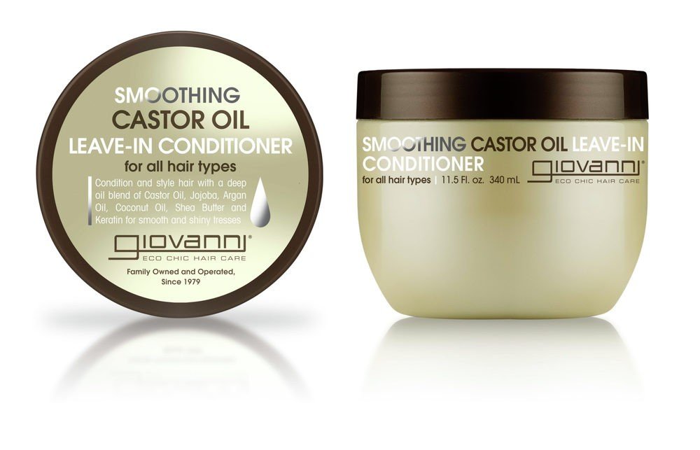Giovanni Smoothing Castor Oil Leave-In Conditioner 11.5 oz Liquid