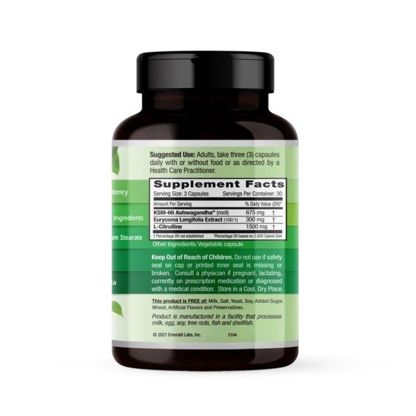Emerald Labs Testosterone Health 90 VegCap