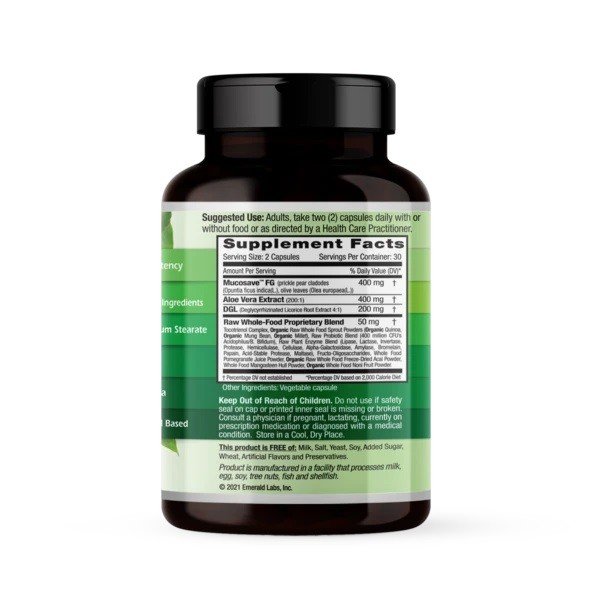 Emerald Labs Reflux Health 60 VegCap