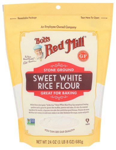 Bobs Red Mill Sweet White Rice Flour 24 oz Bag