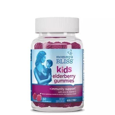 Mommy&#39;s Bliss Kids Elderberry Gummies + Immunity Support 60 Gummy
