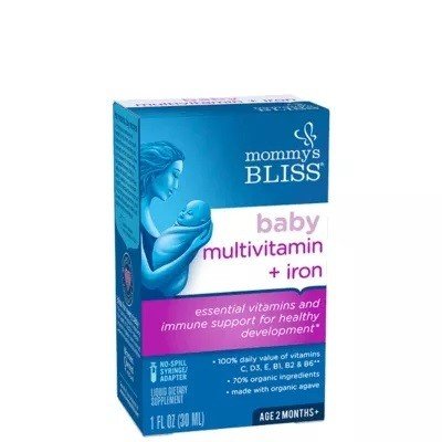 Mommy's Bliss Baby Multivitamin + Iron 1 oz Liquid