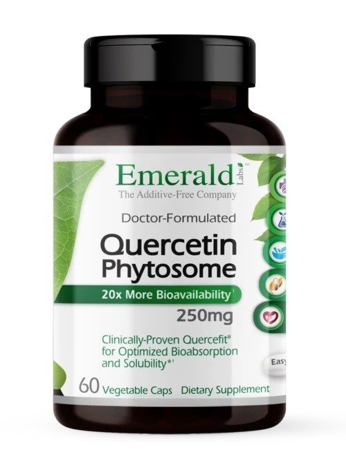 Quercetin Phytosome | Emerald Labs | Dietary Supplement | 60 VegCaps | Capsules | VitaminLife