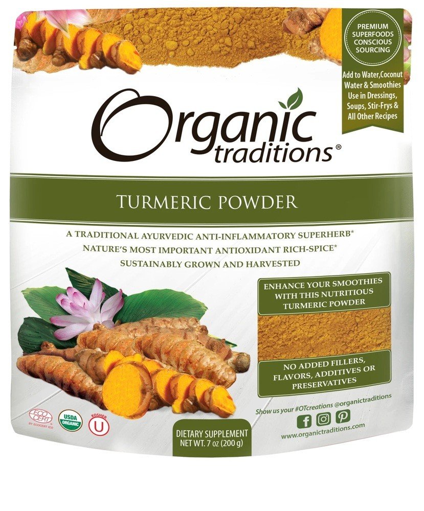 Organic Traditions Turmeric Powder 7  oz Bag