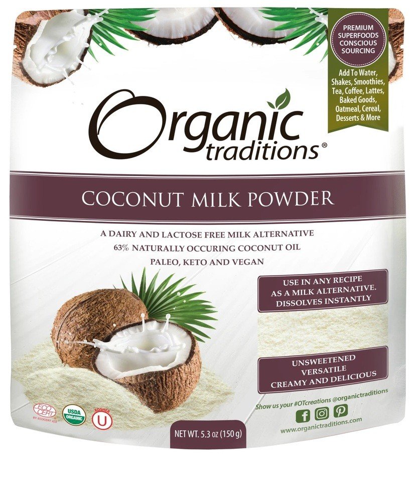Organic Traditions Coconut Milk Powder 5.3 oz Bag