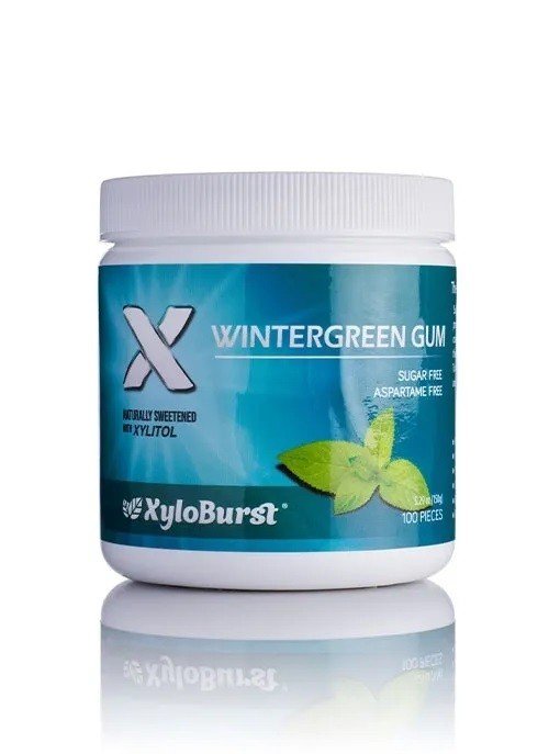 XyloBurst Wintergreen Gum 100 ct Jar