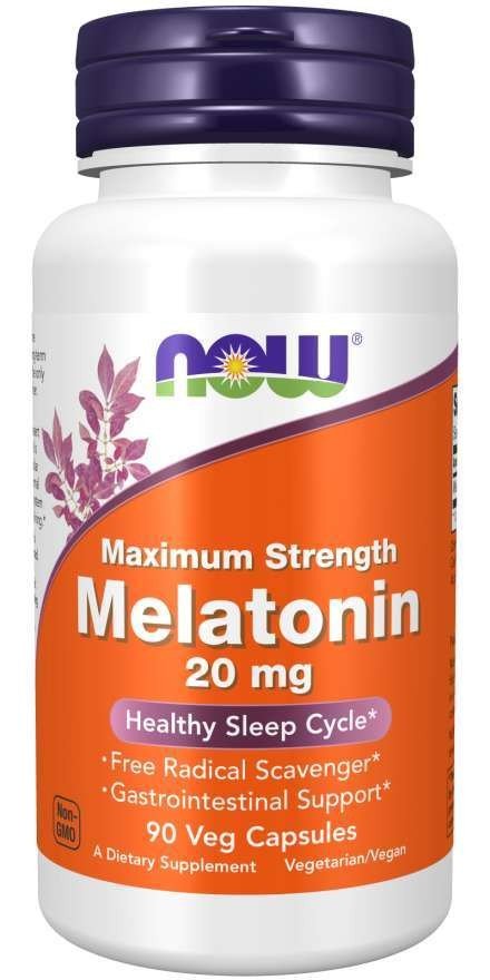 Now Foods Melatonin 20 mg 90 VegCap