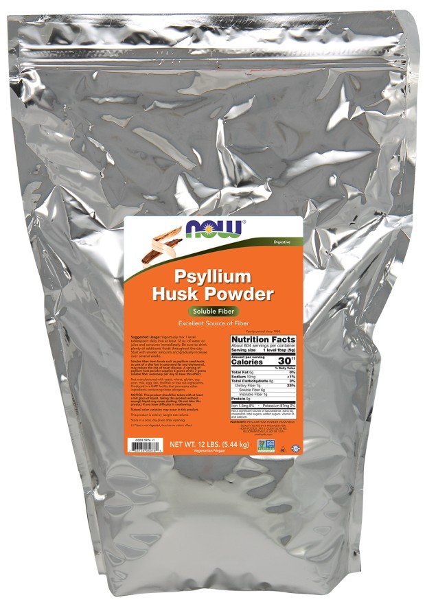 Now Foods Psyllium Husk Powder 12 lb Powder