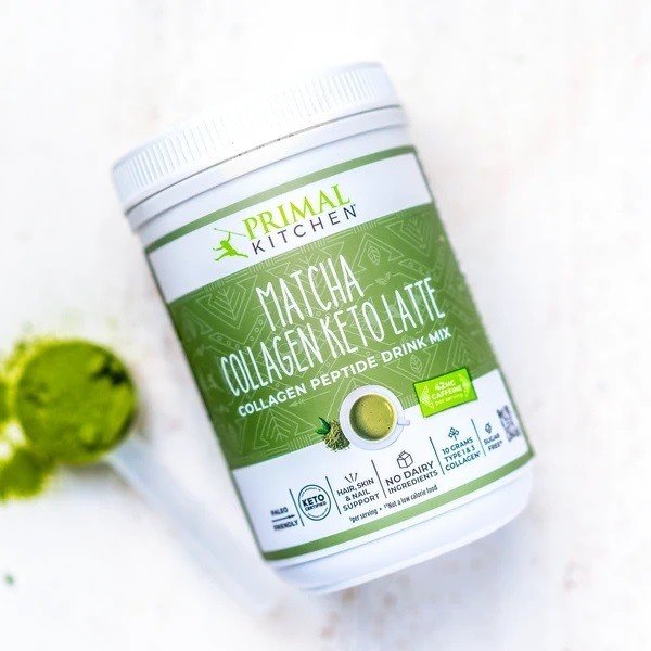 Primal Kitchen Matcha Collagen Keto Latte 9.33 oz Powder