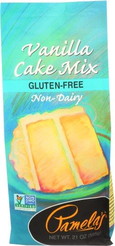 Pamelas Vanilla Cake Mix Gluten Free 21 oz Bag