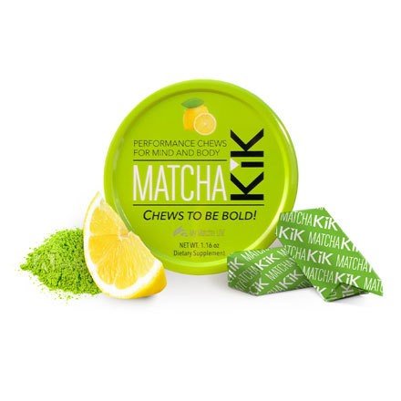 My Matcha Life Matcha KiK Performance Chews - Lemon 6 Count Tin