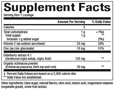 Natural Factors Zinc Lozenge Cherry 60 Lozenge