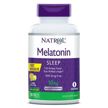 Natrol Melatonin 10 mg Fast Dissolve Citrus Punch 100 Tablet