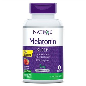 Natrol Melatonin 5 mg Fast Dissolve Strawberry 150 Tablet