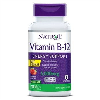 Natrol Vitamin B-12 5000MCG Fast Dissolve 100 Tablet