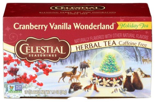 Celestial Seasonings Cranberry Vanilla Wonderland Tea 20 Bags Box