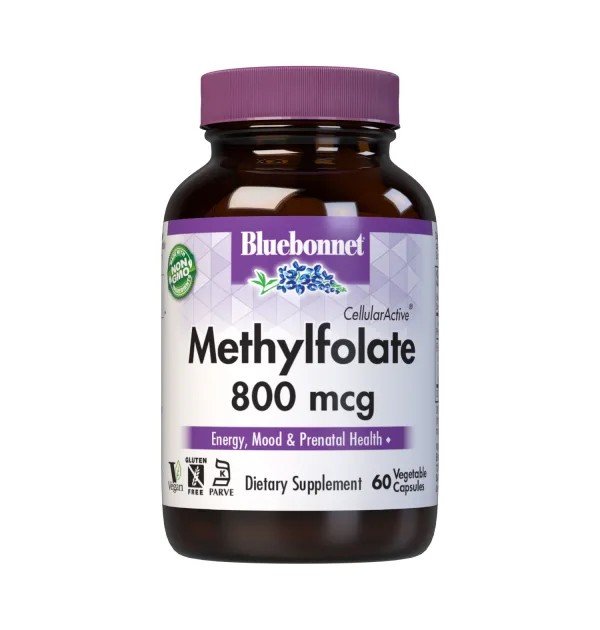 Bluebonnet Cellularactive Methylfolate 800 mcg 60 VegCap