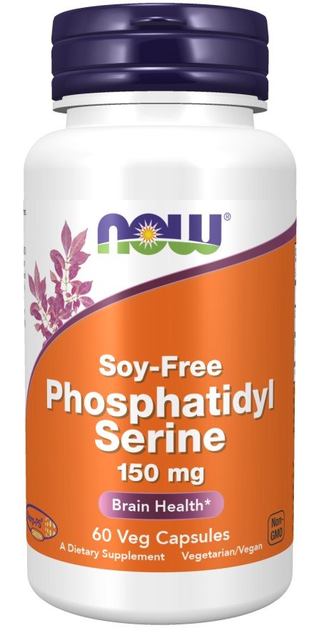 Now Foods Soy-Free Phosphatidyl Serine 150 mg 60 VegCap