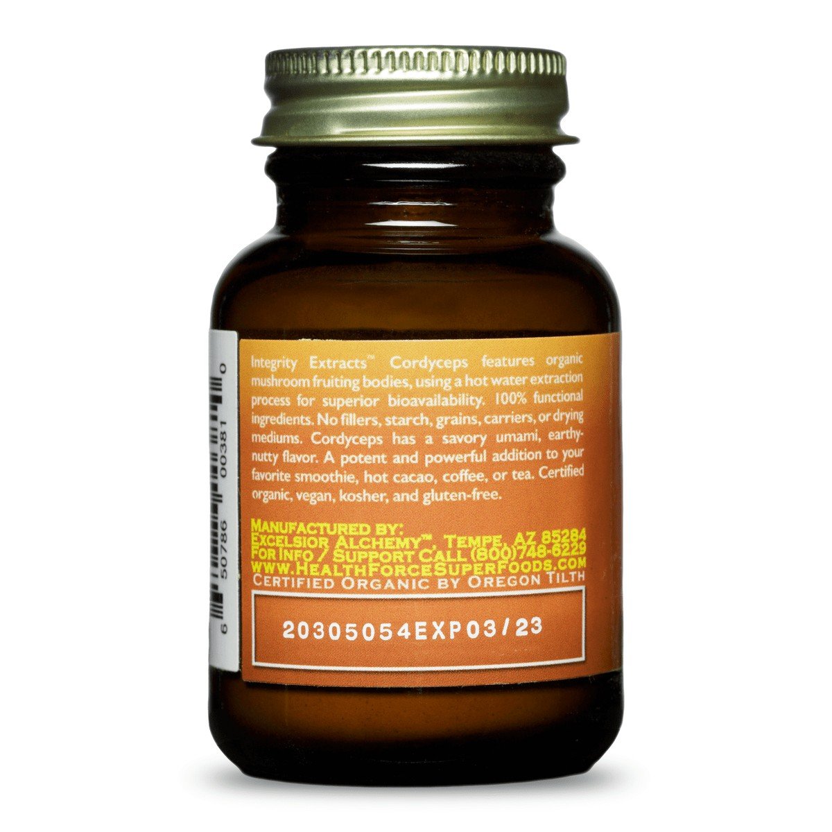 HealthForce Superfoods Integrity Extracts Cordyceps 10g Powder