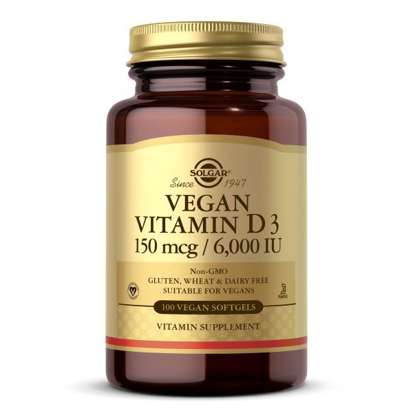 Solgar Vegan Vitamin D3 150 mcg 100 Softgel