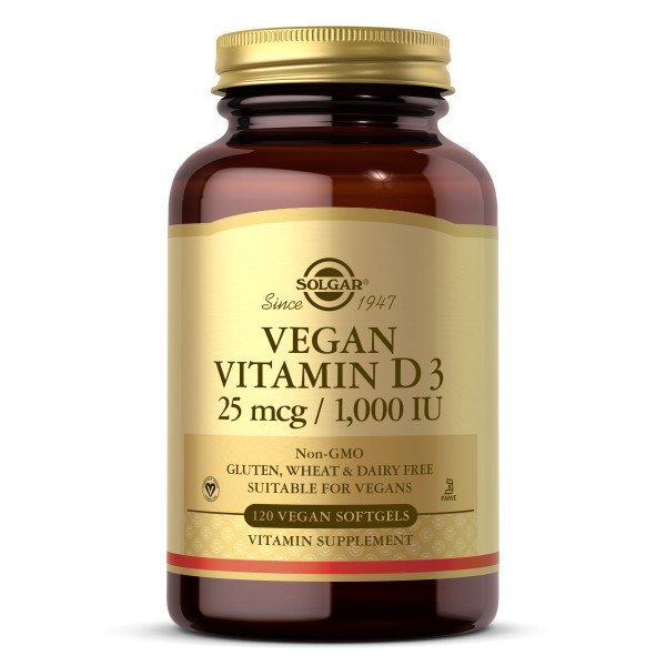 Solgar Vegan Vitamin D3 25 mcg 120 Softgel
