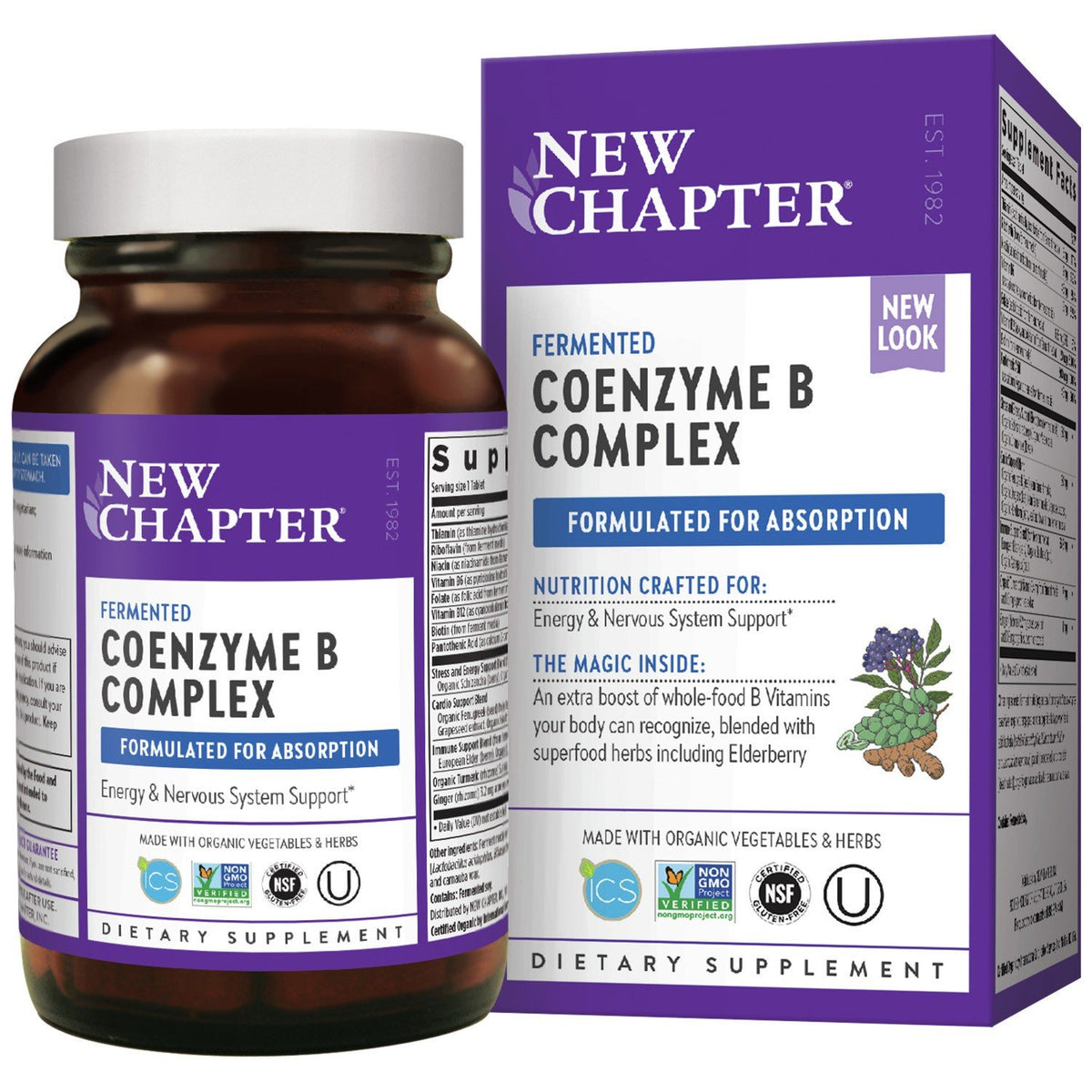 New Chapter Fermented Vitamin B Complex 90 Tablet