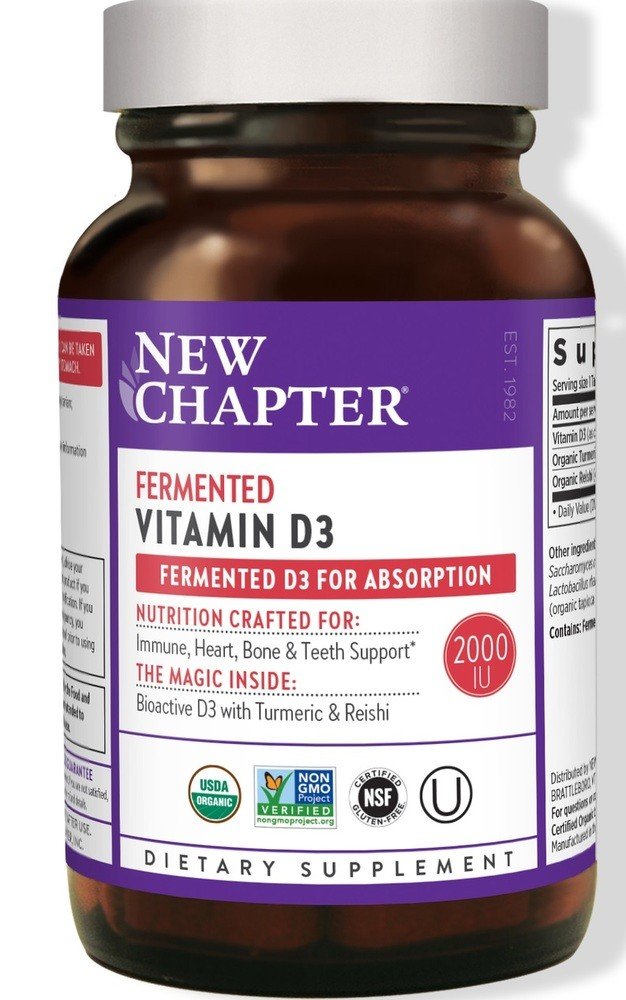 New Chapter Fermented Vitamin D3 90 Tablet