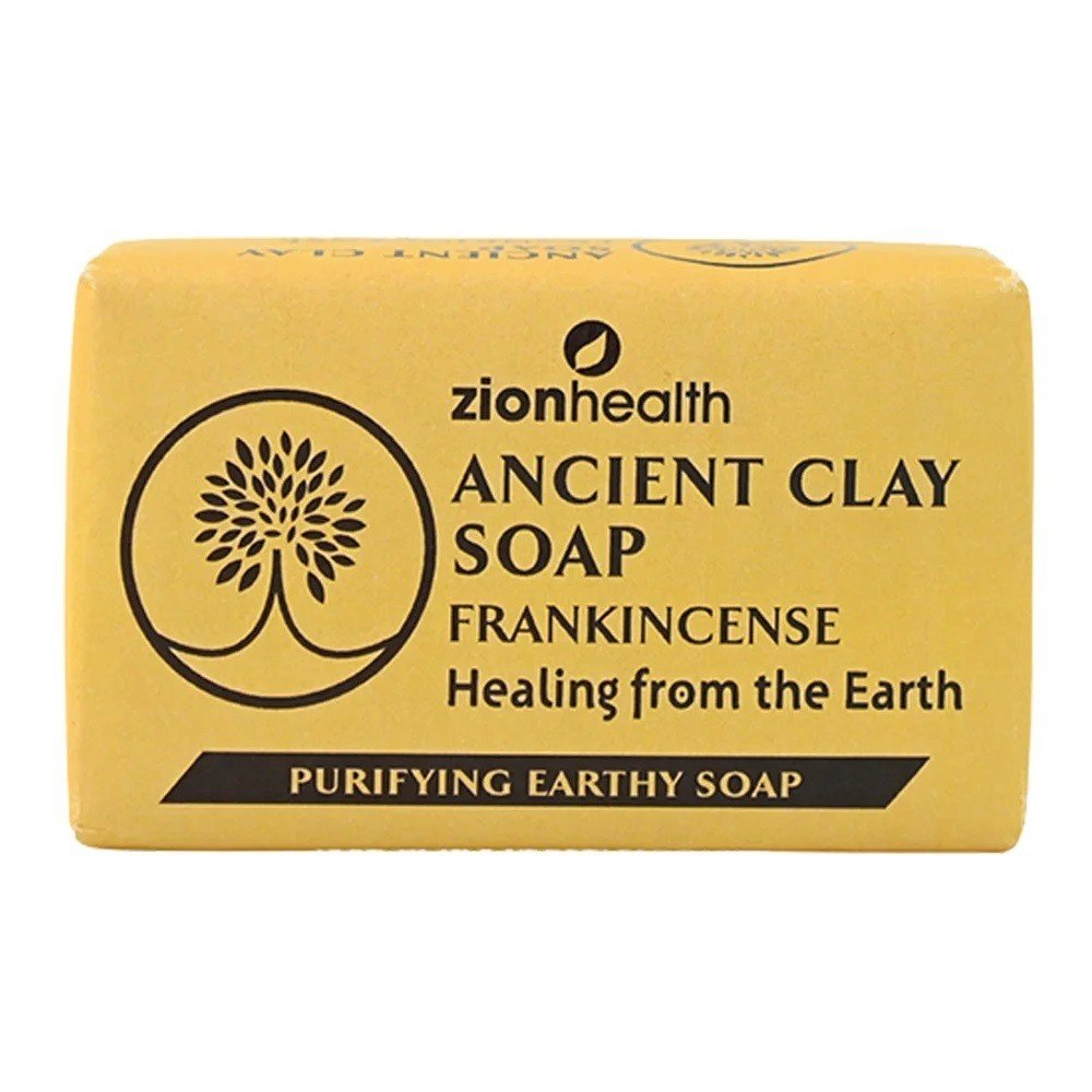 Zion Health Clay Soap Frankincense 6 oz Bar Soap