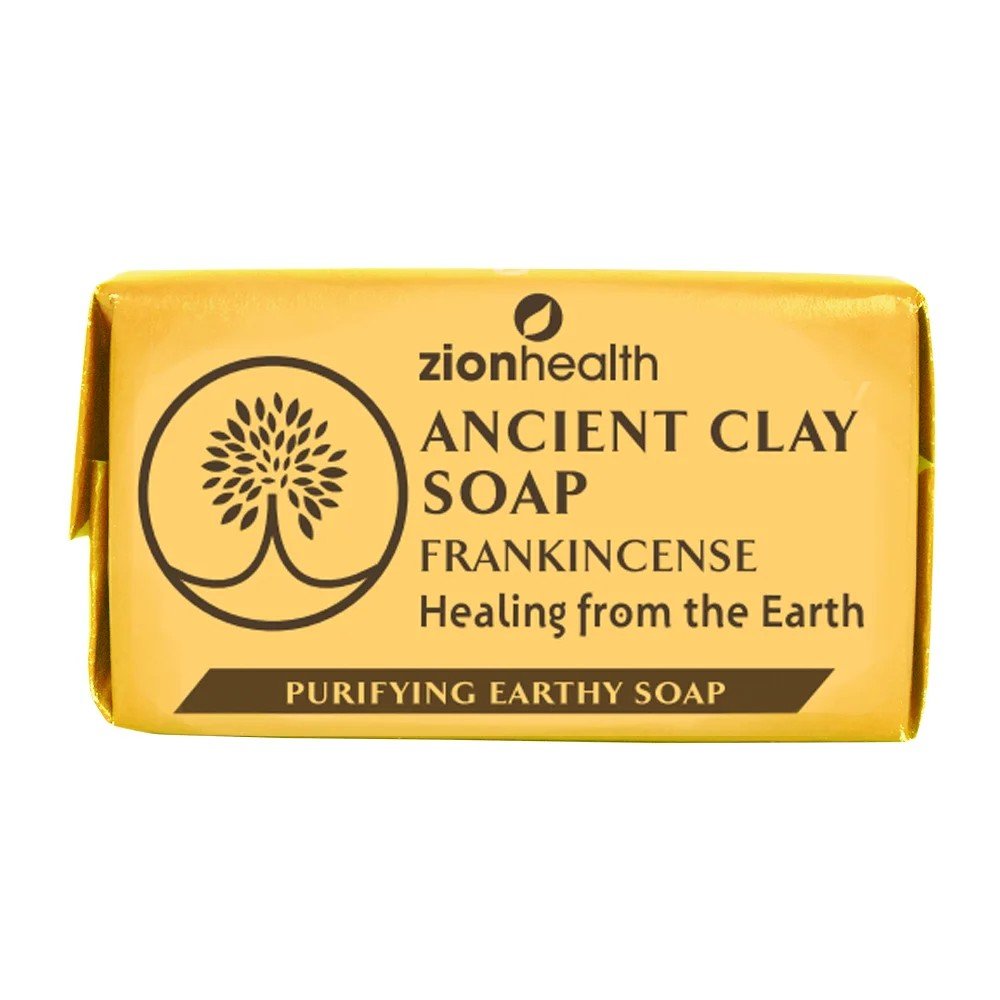 Zion Health Clay Soap Frankincense 1 oz Bar Soap